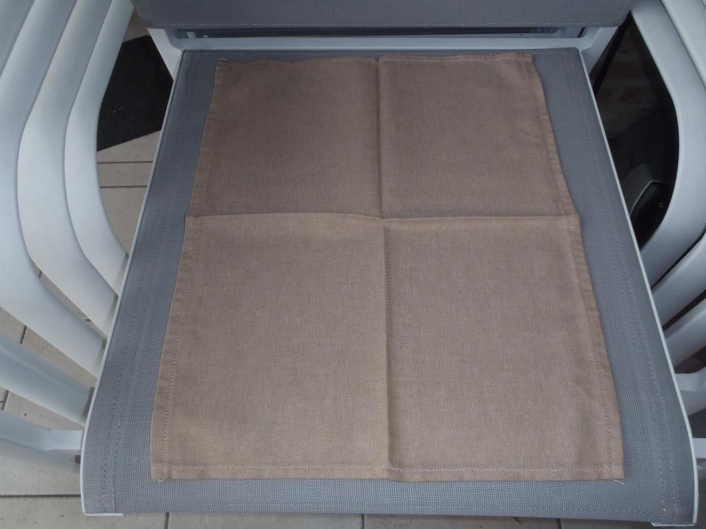 1 lot de 6 serviettes en tissu, Maison & Meubles, Cuisine | Linge de cuisine, Neuf, Autres types, Brun, Enlèvement ou Envoi