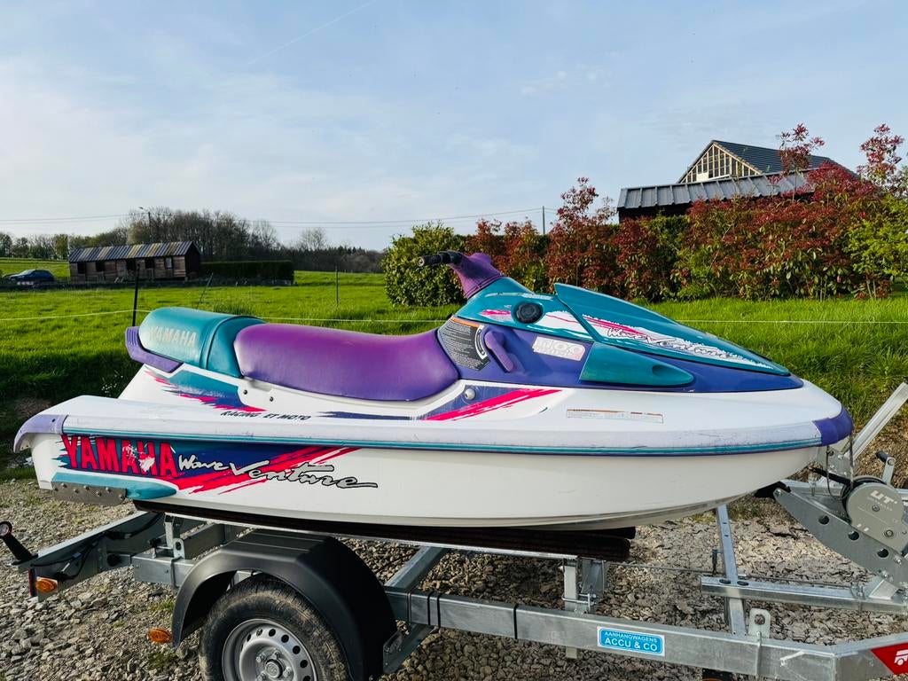Jet ski yamaha wave aventure 1100 + remorque, Enlèvement, Comme neuf, Essence, 70 à 120 ch