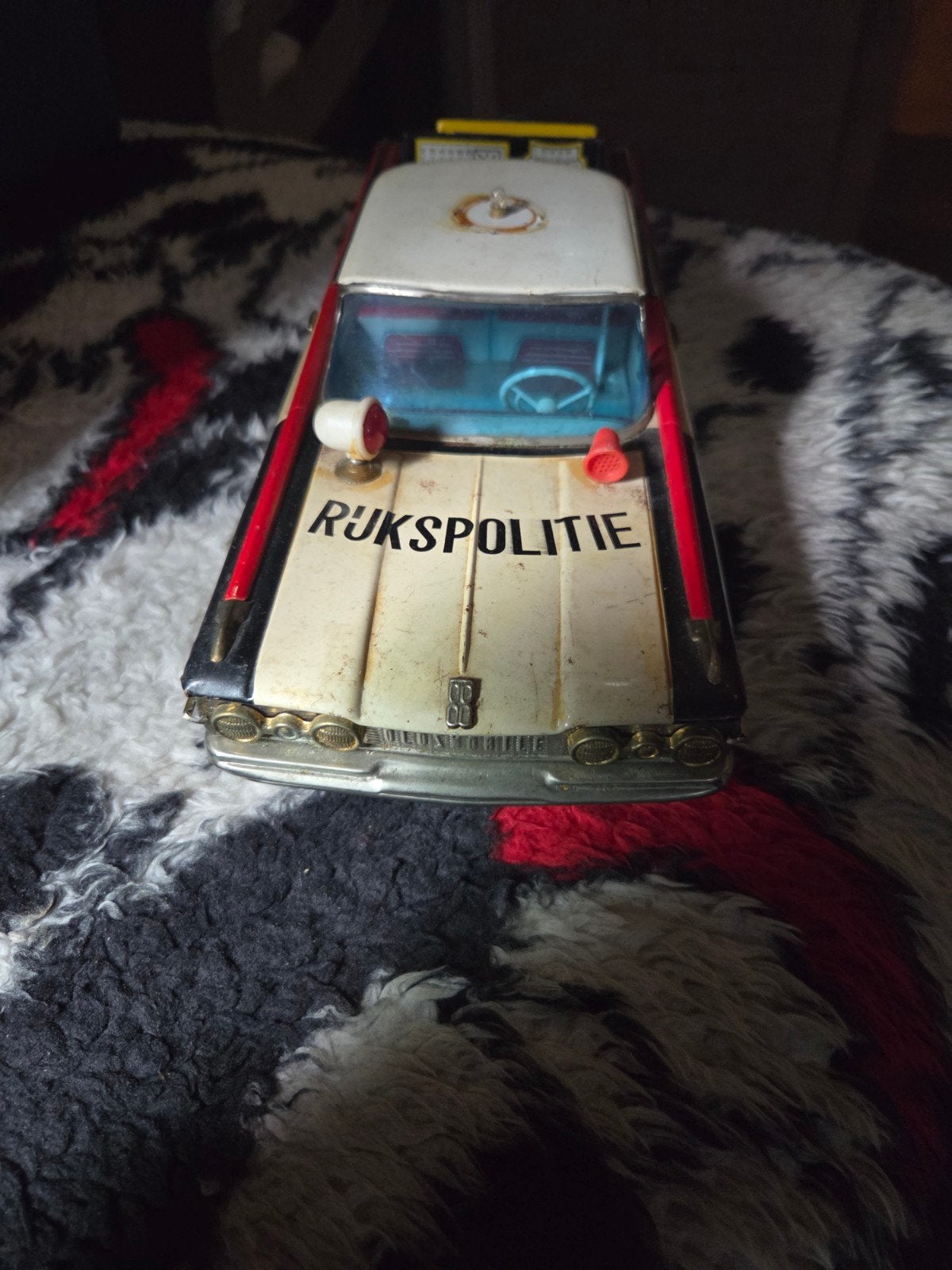VINTAGE BLIKKEN RIJKSPOLITIEAUTO 75 EURO VERZENDEN 10.25, Verzenden