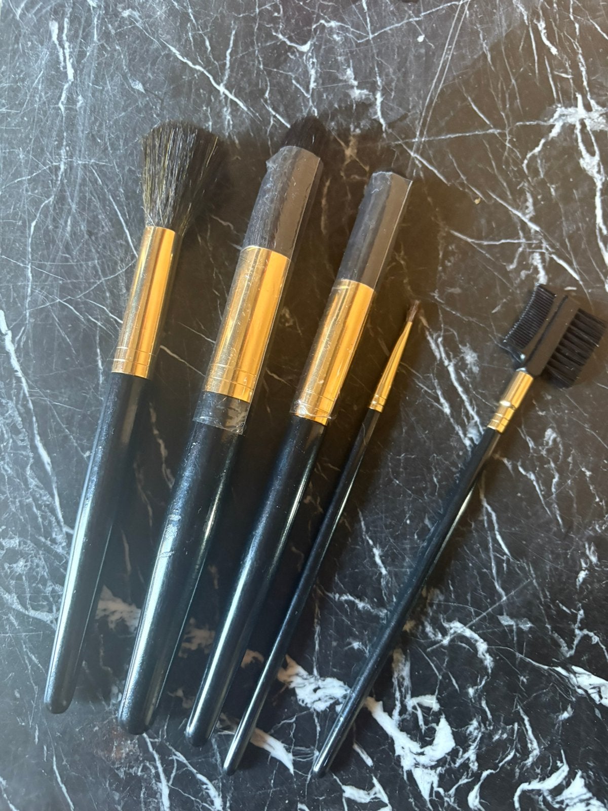 Nieuwe set make-up borstels, Handtassen en Accessoires, Uiterlijk | Cosmetica en Make-up, Ophalen of Verzenden, Nieuw, Make-up
