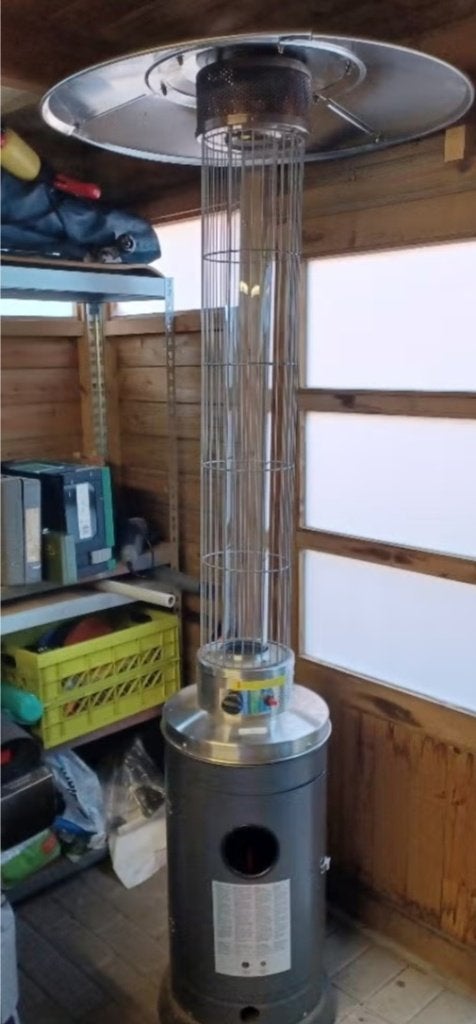 Terrasverwarmer, Ophalen, Zo goed als nieuw, Gas