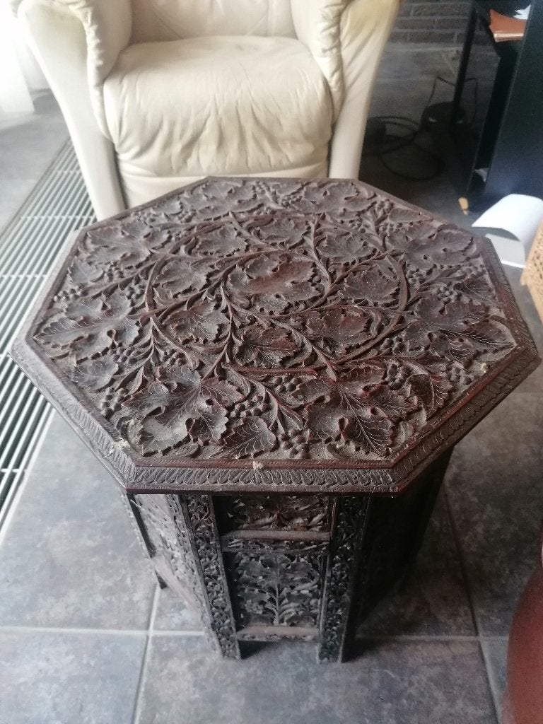 Antiek Indisch Theetafeltje, Ophalen