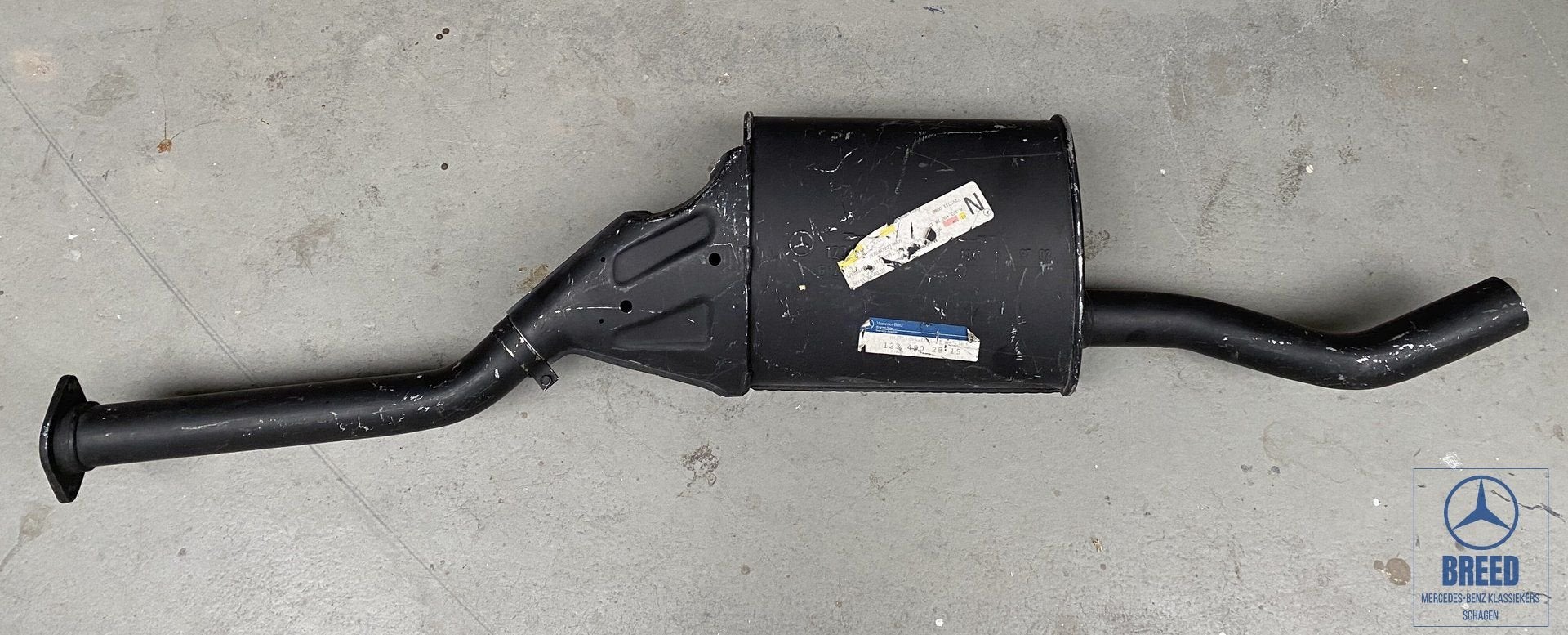 NOS middendemper voor Mercedes-Benz W123 200 230 230T, Auto-onderdelen, Uitlaatsystemen, Ophalen, -, Nieuw, -