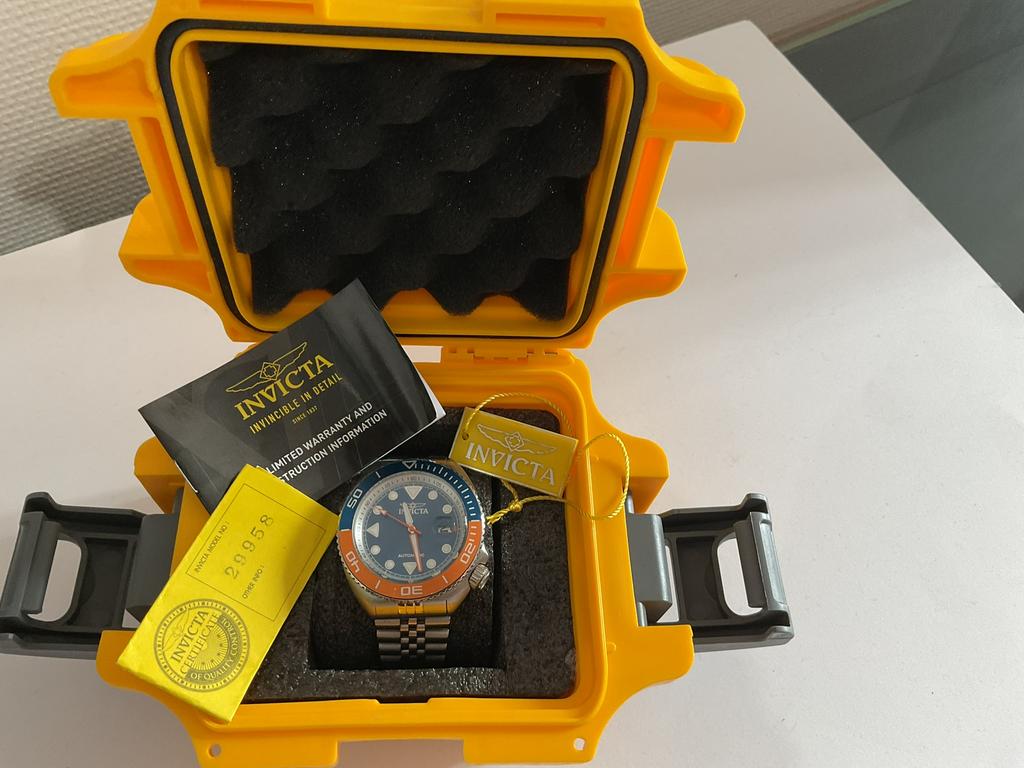 Montre automatic Pro Diver Sea Wolf Invicta 43mm, Enlèvement, Comme neuf