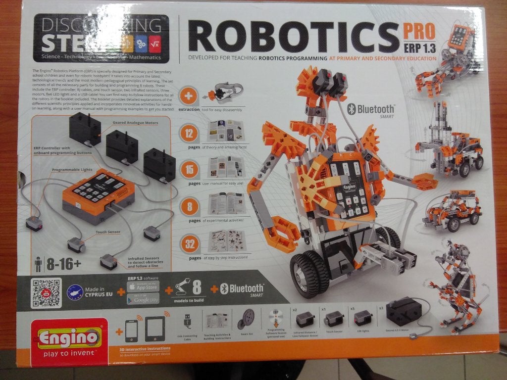 Engino robotics pro kit ERP1.3 bouwdoos, Ophalen of Verzenden, Nieuw, Bouwen, Met licht