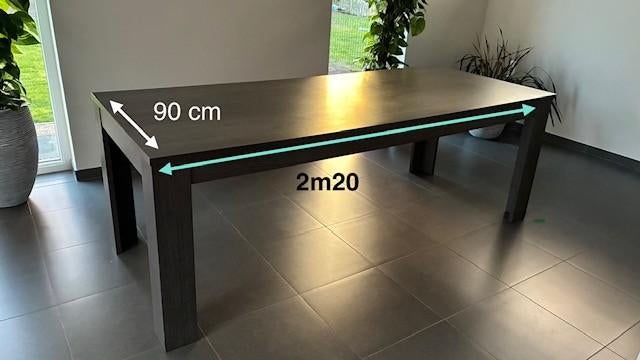 Eettafel te koop, Ophalen, Gebruikt, 200 cm of meer, Vijf personen of meer