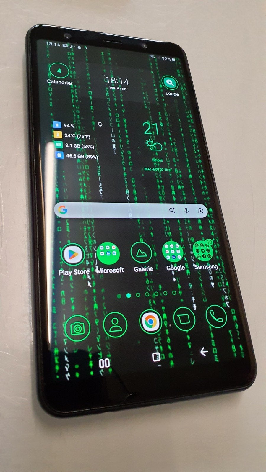 Samsung Galaxy A7 (2018) kit complet !, Enlèvement ou Envoi, Classique ou Candybar, Sans abonnement, Sans simlock