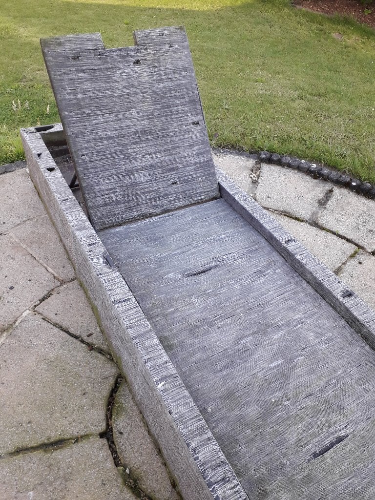 Gratis ligstoel - frame in goede staat, Tuin en Terras, Ophalen, Gebruikt, Verstelbaar