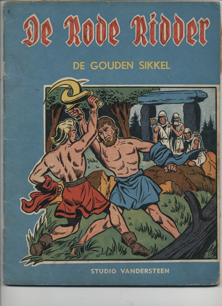 De Rode Ridder 8: De gouden sikkel, Eén stripboek, Ophalen of Verzenden, Gelezen