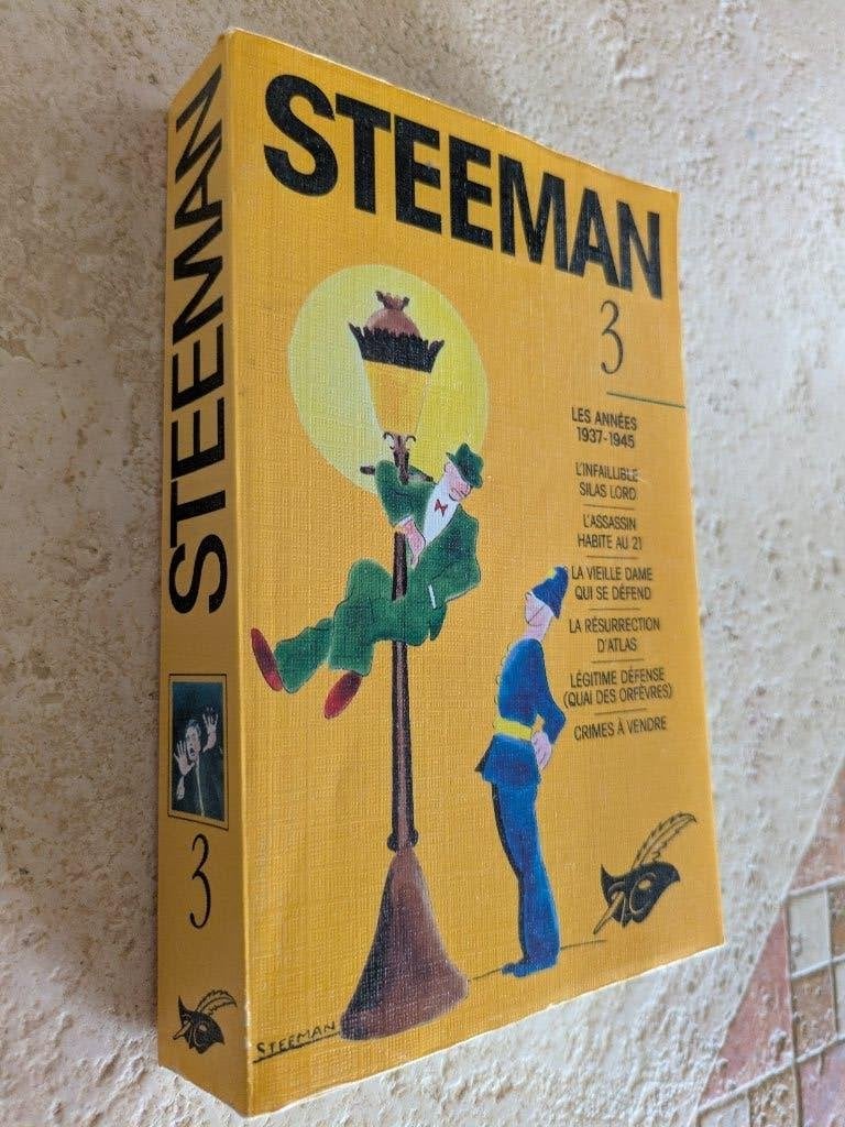 Steeman 3 (6 romans, 2 pièces de théâtre et une nouvelle)., Livres, Divers auteurs, Envoi, Adaptation télévisée, Comme neuf