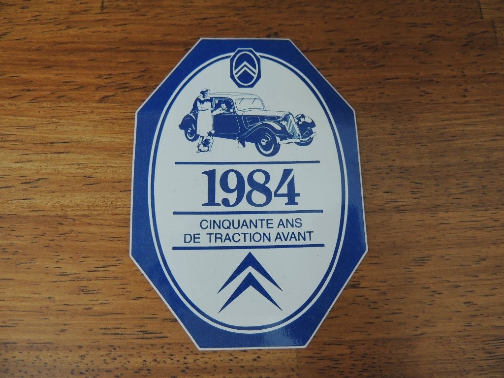 Citroen 1984 sticker, Collections, Envoi, Comme neuf, Voiture ou Moto
