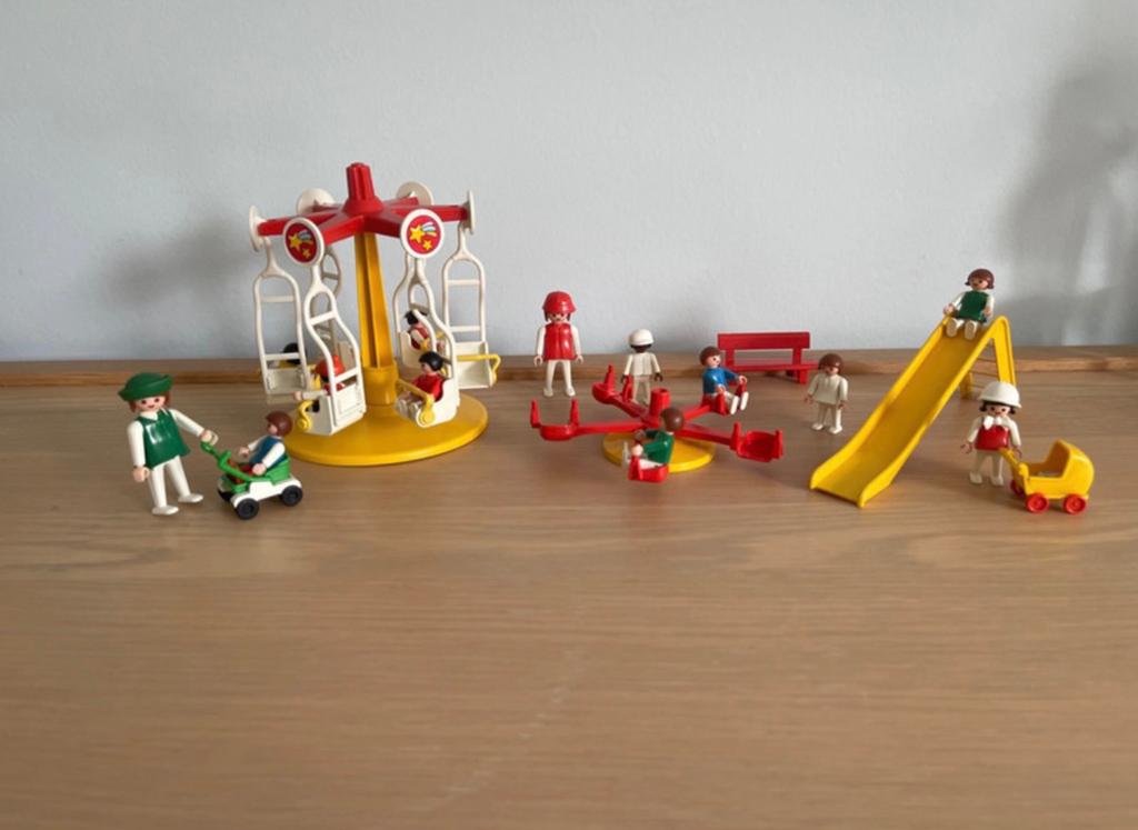 Playmobil 3195 en 3416 speeltuin vintage, Enlèvement ou Envoi, Utilisé, Ensemble complet