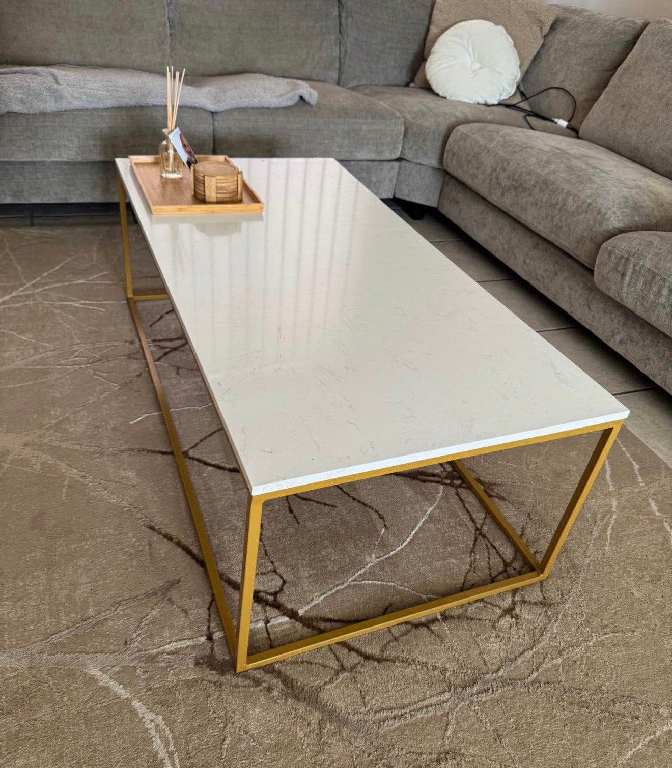 A SAISIR~Magnifique table  basse marbre ~ Achetée 439 euros, Enlèvement, Comme neuf