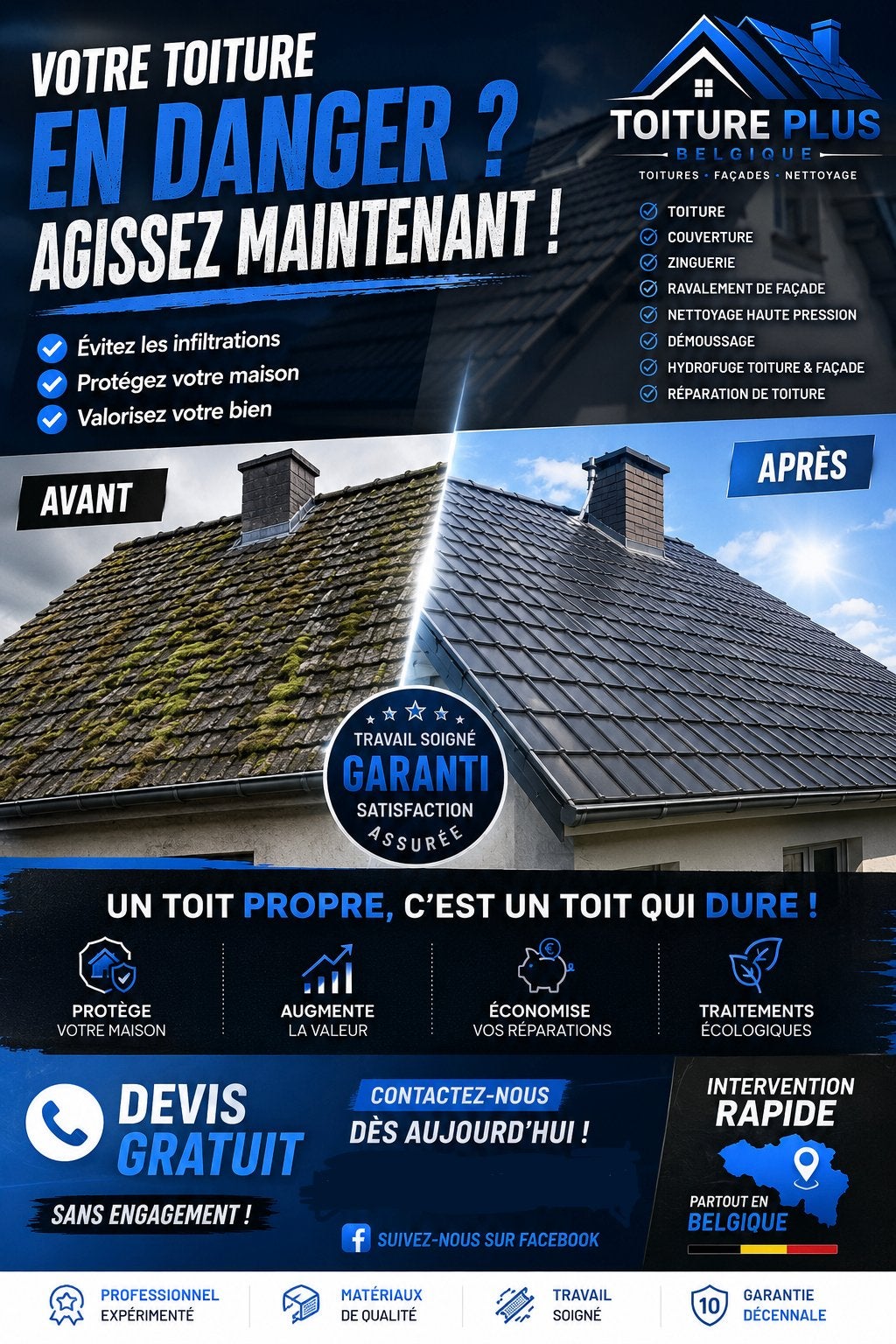La qualité au-dessus de votre tête., Immo, Maisons à vendre