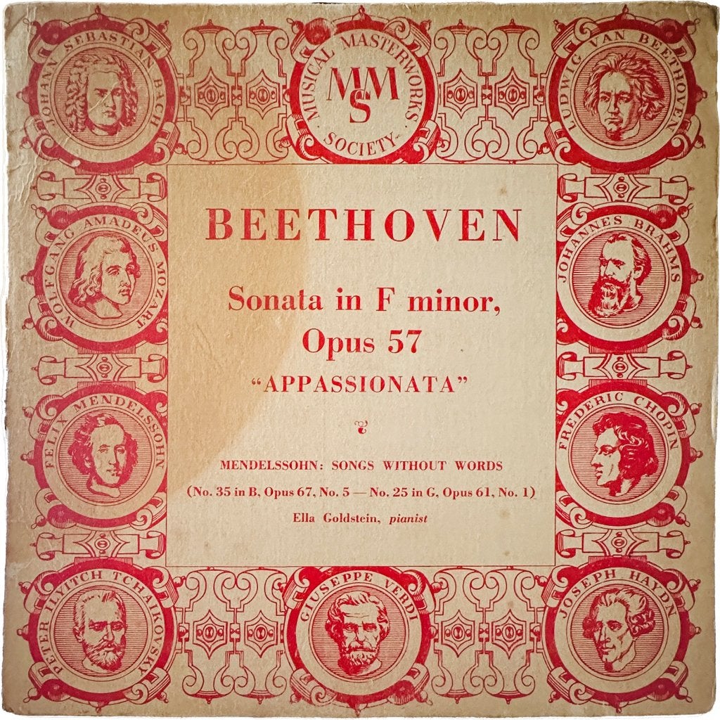 Beethoven — Sonate in F mineur op.57 „Appassionata”, LP, Gebruikt, 10 inch, Ophalen of Verzenden