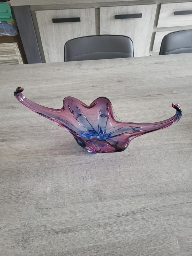 Groot murano schaal, Ophalen