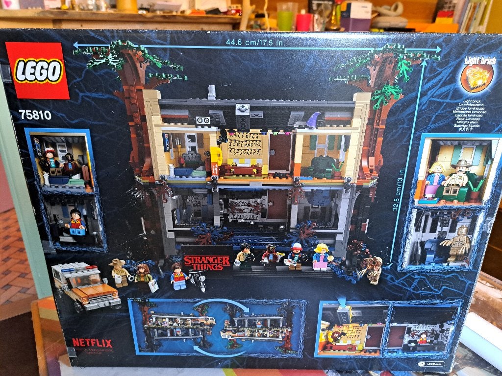 LEGO Stranger Things, 75810 The Upside Down, Instructions incluses, Overige thema's, Lego, Ensemble complet