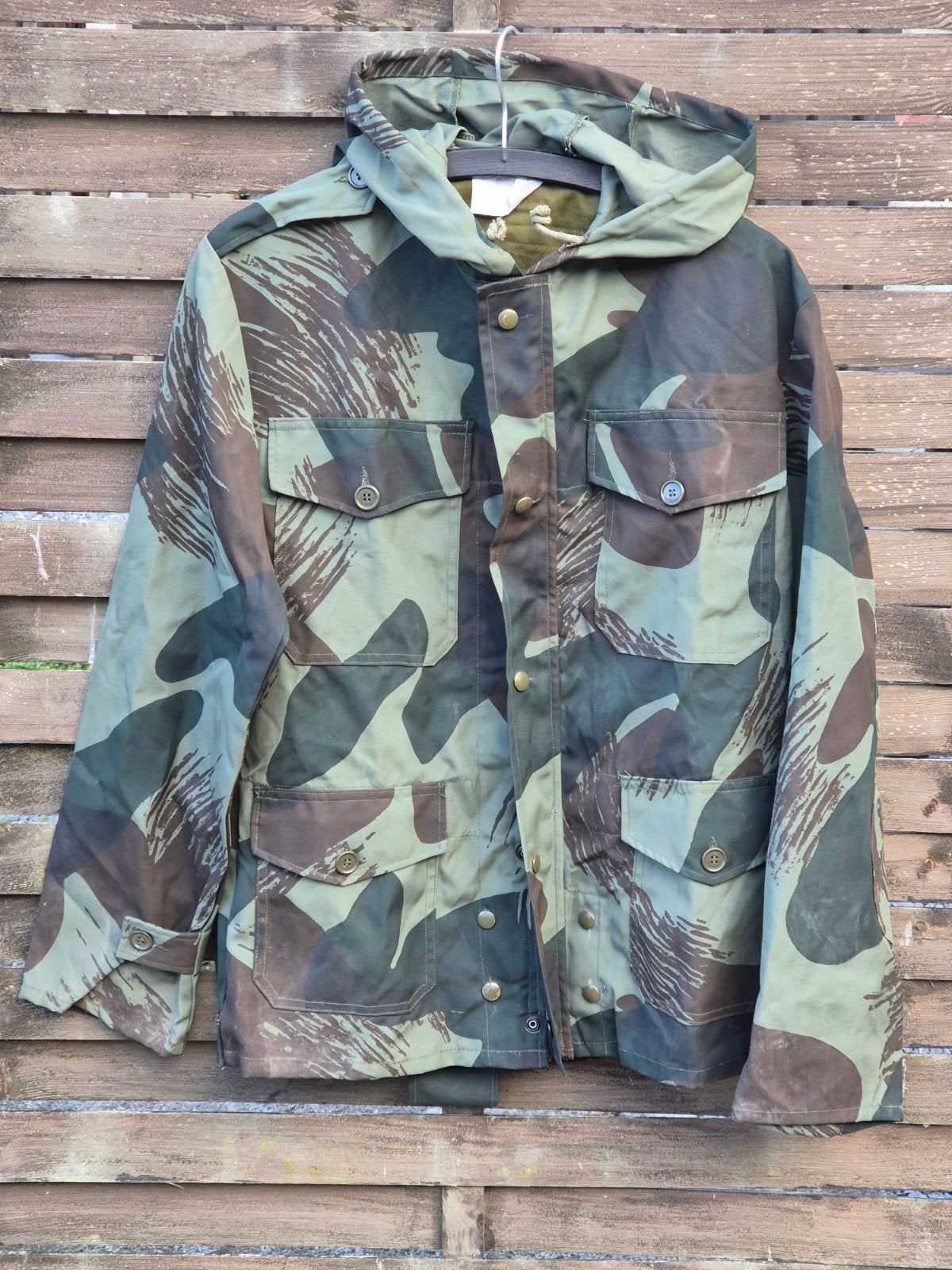 Camouflagejack met penseelstreek - Guardia Civil Equatorial, Verzamelen, Ophalen