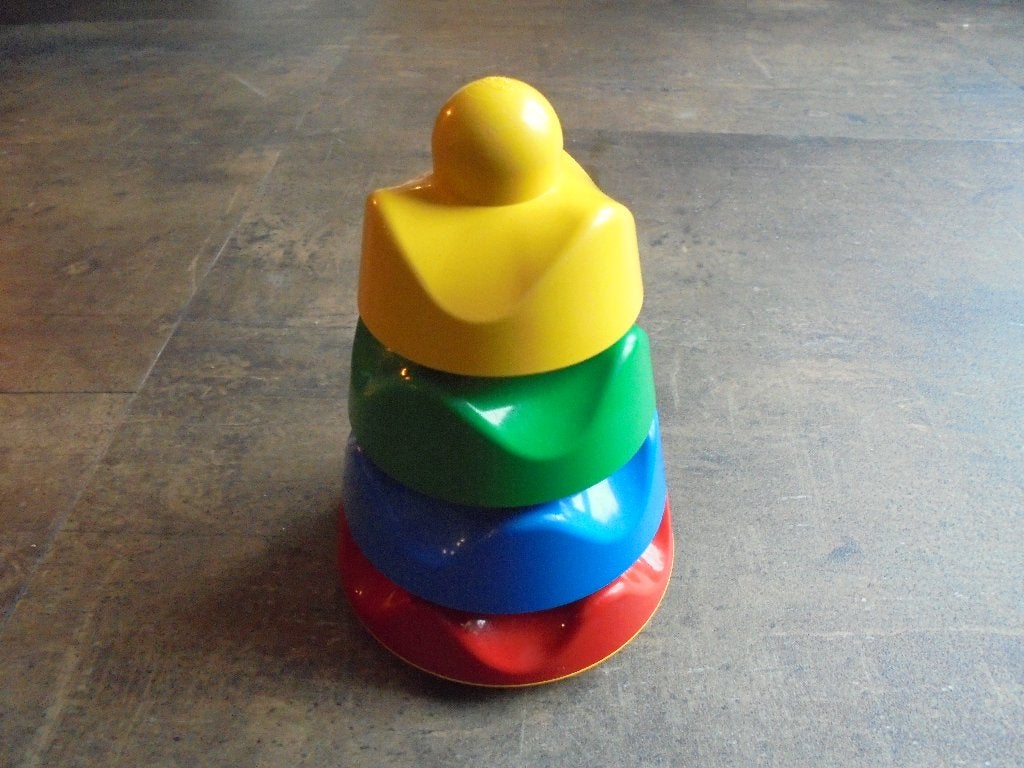 Lego Primo Stacking Tower Set (zie foto's) 2, Kinderen en Baby's, Ophalen of Verzenden, Gebruikt, Lego Primo