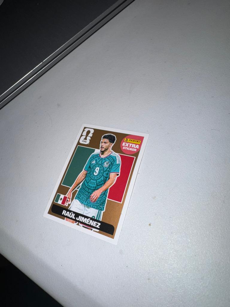 extra sticker wk 2026 panini raul jimenez bronze, Tickets & Billets