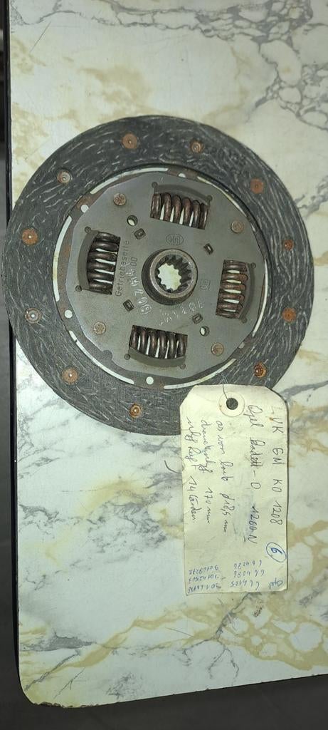 Disque d'embrayage Opel Kadett-D KO 1208, Enlèvement, Opel