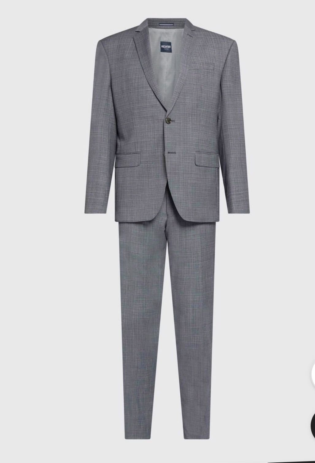 Hechter Paris men’s suit – EU 58 – brand new with tags, Kleding | Heren, Ophalen of Verzenden, Nieuw, Maat 56/58 (XL), Grijs
