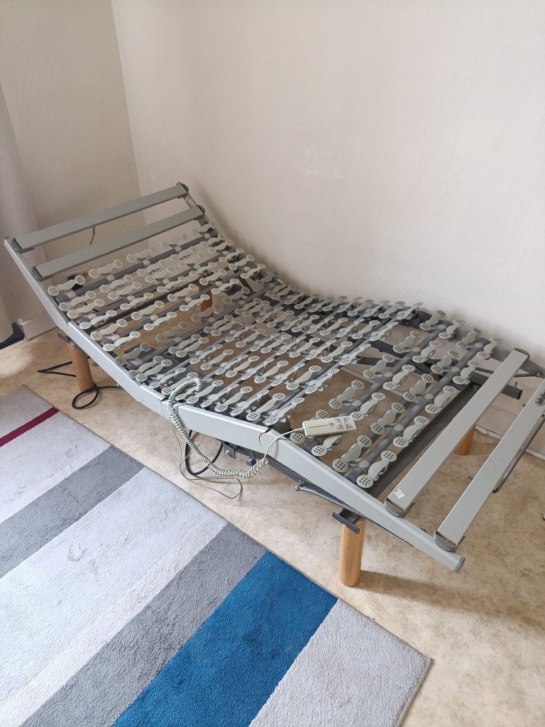 Sommier électrique lattoflex, 90 cm, Une personne, Enlèvement, Utilisé