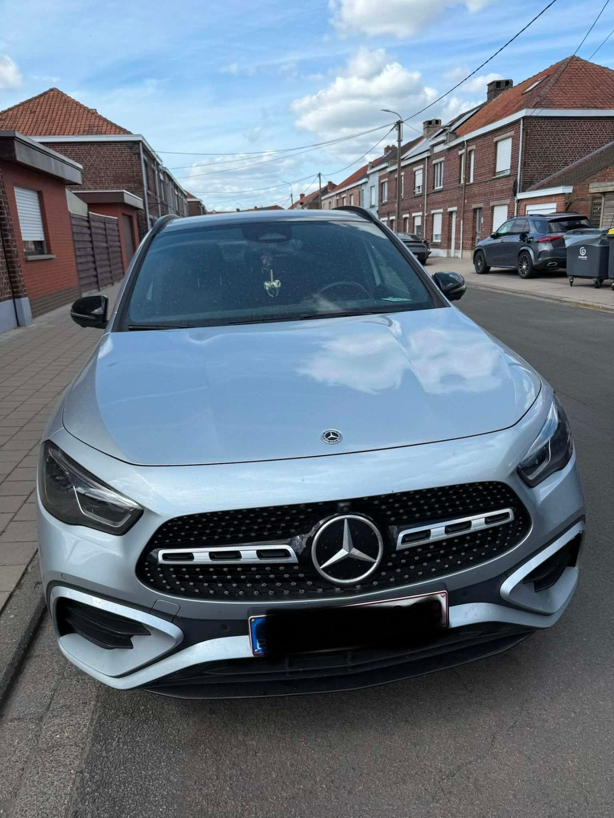 Mercedes gla 180 amg line, Auto's, Mercedes-Benz, Automaat, Zwart, Leder en Stof, 5 deurs