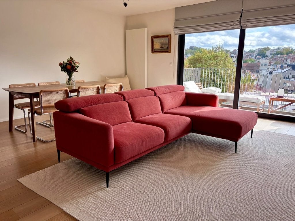 Moderne hoekzetel - Brique Rouge, Ophalen, Gebruikt, Kunststof, Modern · warm · elegant · tijdloos · aardetinten · verfijnd