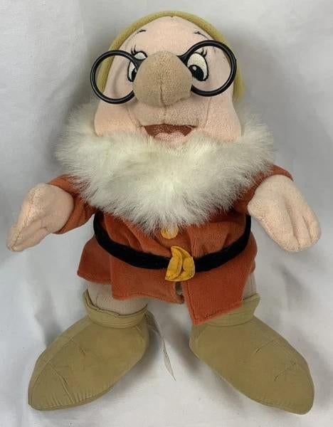 Disney Store Sneeuwwitje Doc Dwerg Pluche Knuffel, Kinderen en Baby's, Speelgoed | Knuffels en Pluche, Verzenden, Zo goed als nieuw