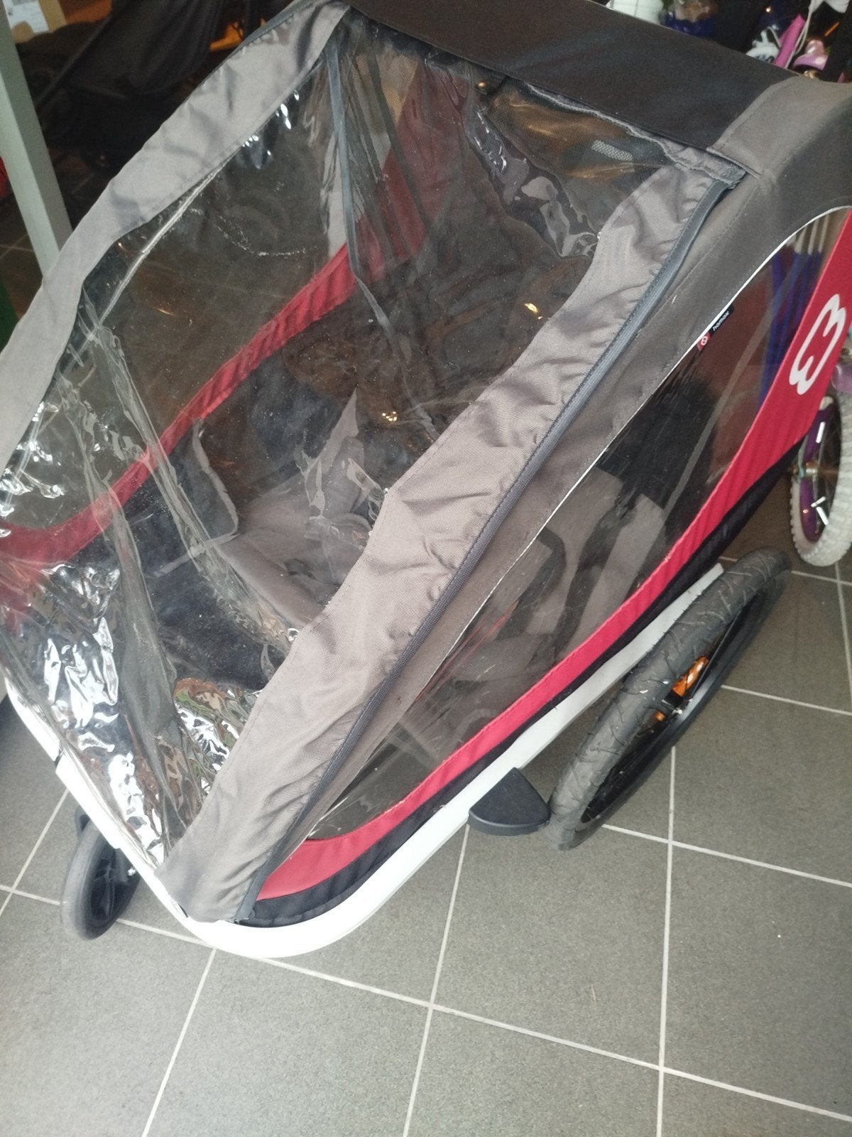 remorque à vélo, Enlèvement