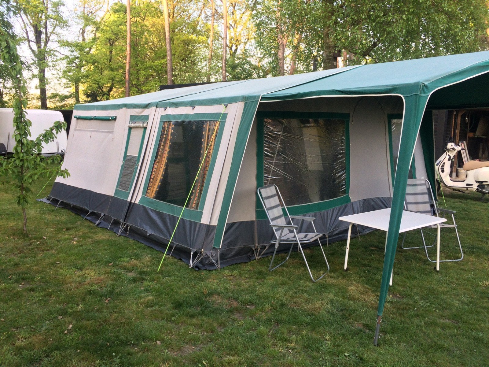 Vouwwagen road master family, Ophalen