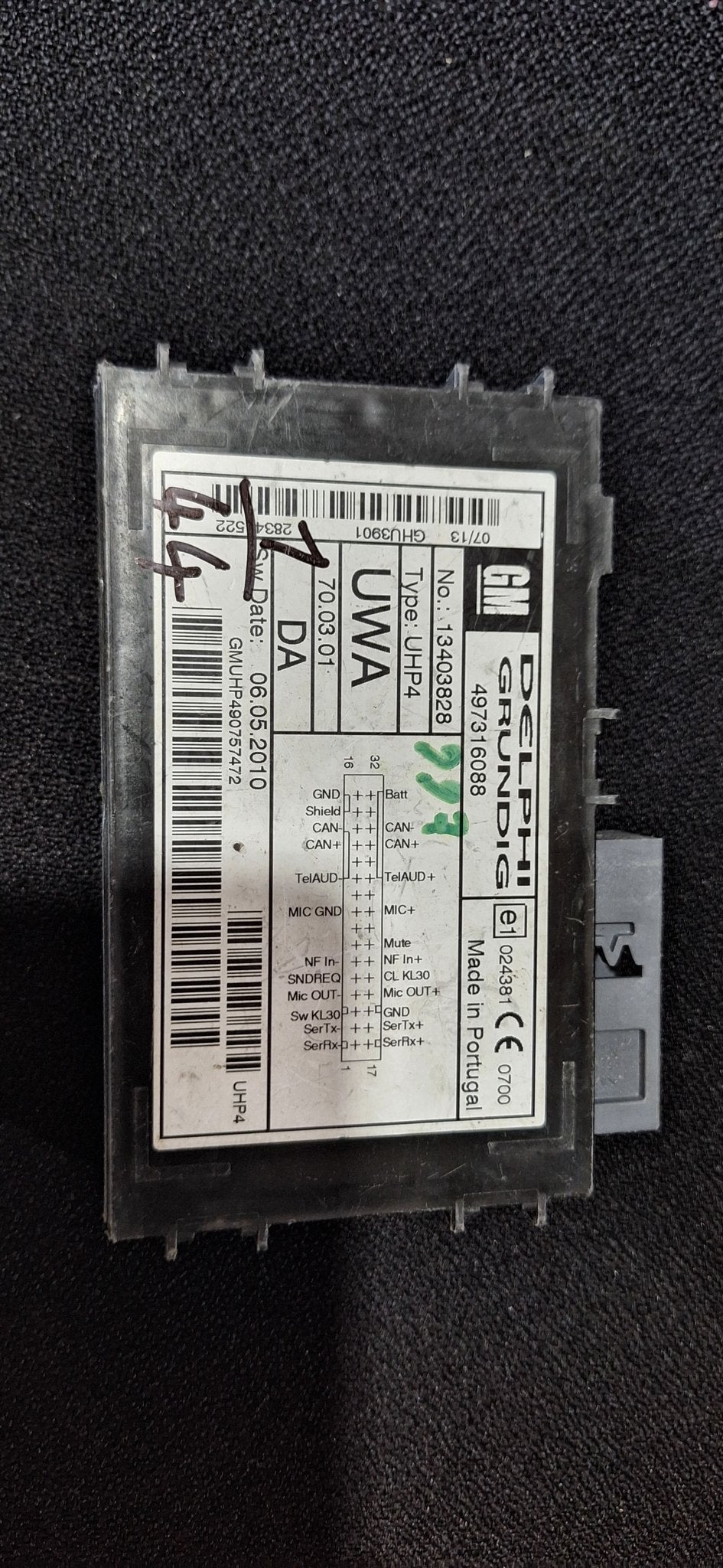 Bluetooth Module Carkit UHP4 Opel Corsa D Astra H Zafira B 1, Gebruikt, -, -, Ophalen of Verzenden