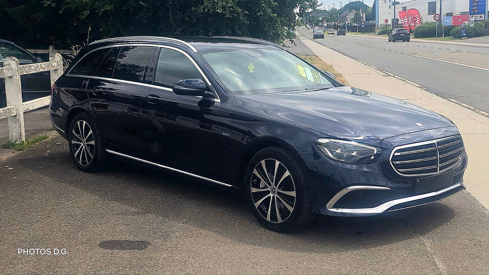 Mercedes E300de Hybrid mod 2022 97.000 km vol, Auto's, Automaat, Euro 6, 4 cilinders, Blauw
