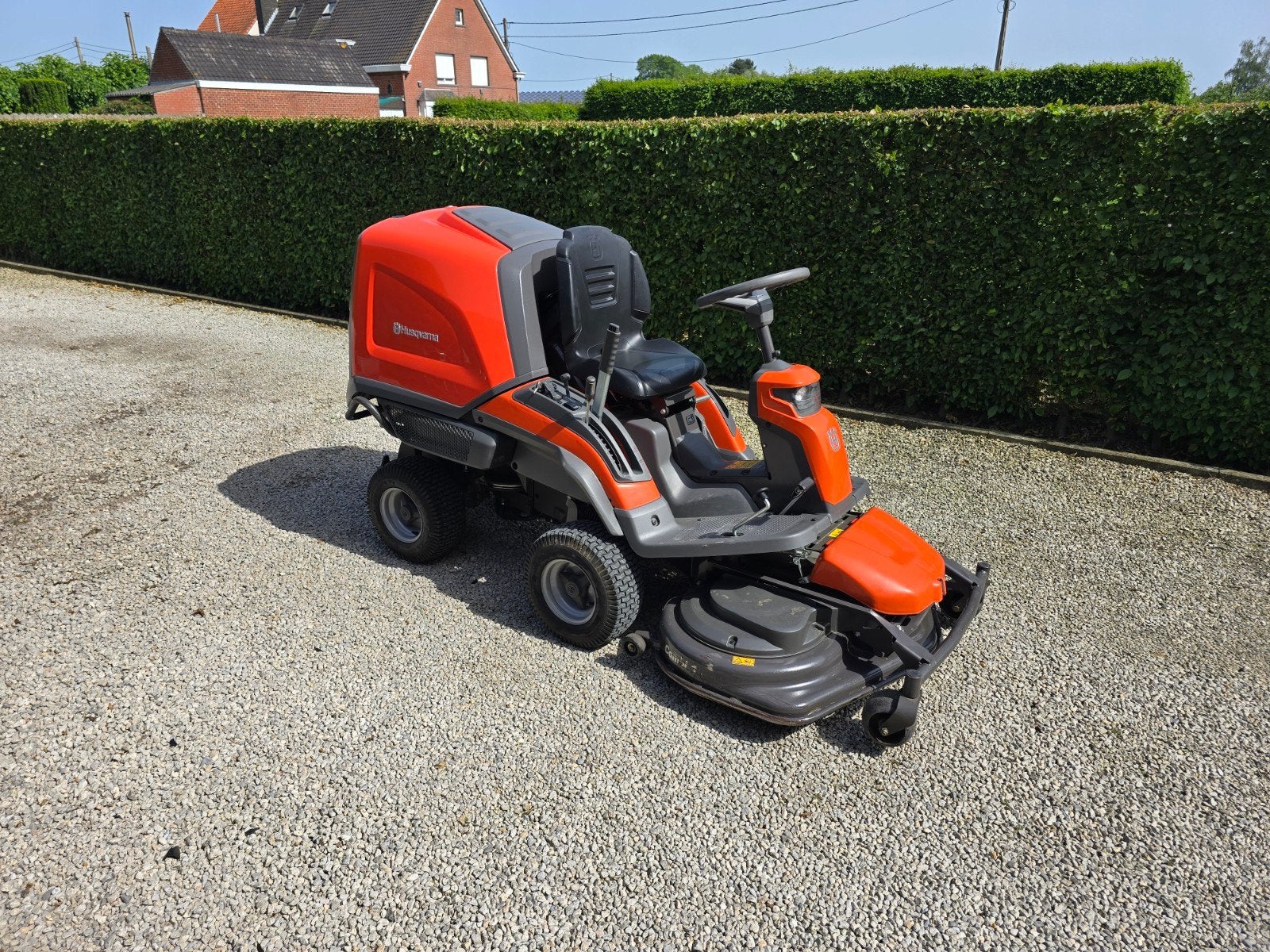 Husqvarna RC 320Ts topstaat!, Ophalen, Zo goed als nieuw, Opvangbak, 90 tot 120 cm
