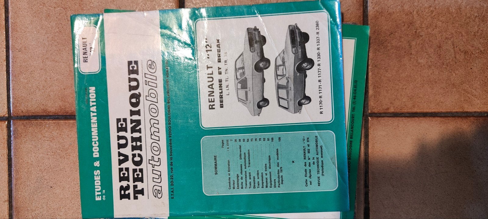 Revue technique RTA différentes voitures, Livres, Enlèvement, Comme neuf, Technique automobile, RTA
