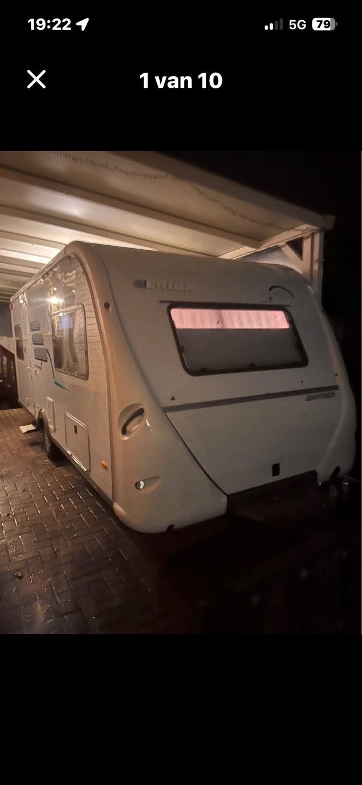 Eriba hymer 540b, Caravanes & Camping, Enlèvement ou Envoi