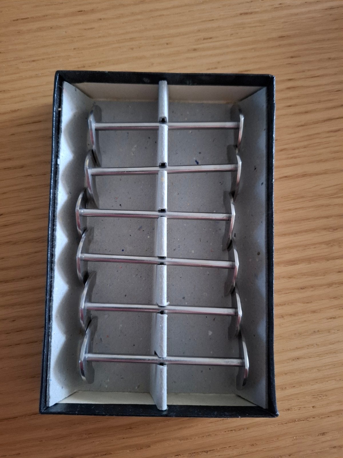 Vintage Gero Zilmeta Messenleggers (6-delig) – Art Deco No., Overige materialen, Gebruikt, Gero, Bestekset