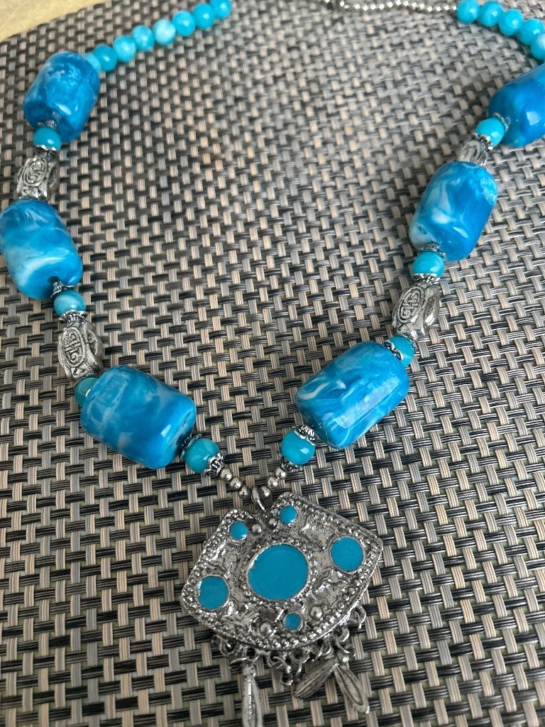 ketting, Bijoux, Sacs & Beauté, Neuf, Enlèvement ou Envoi, Avec pendentif, Autres matériaux