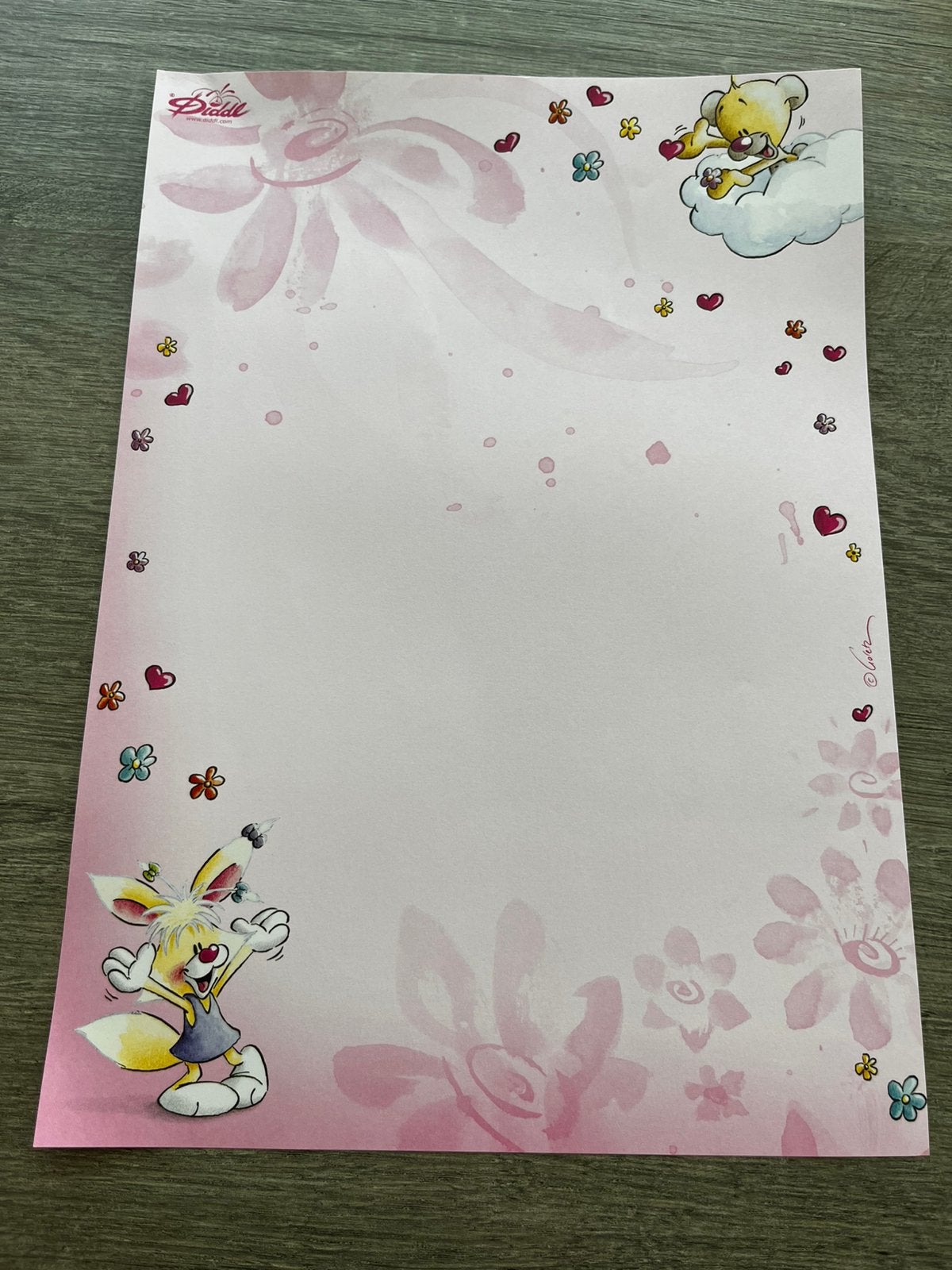 Diddl briefpapier nr.224, Verzamelen, Verzenden, Diddl, Nieuw