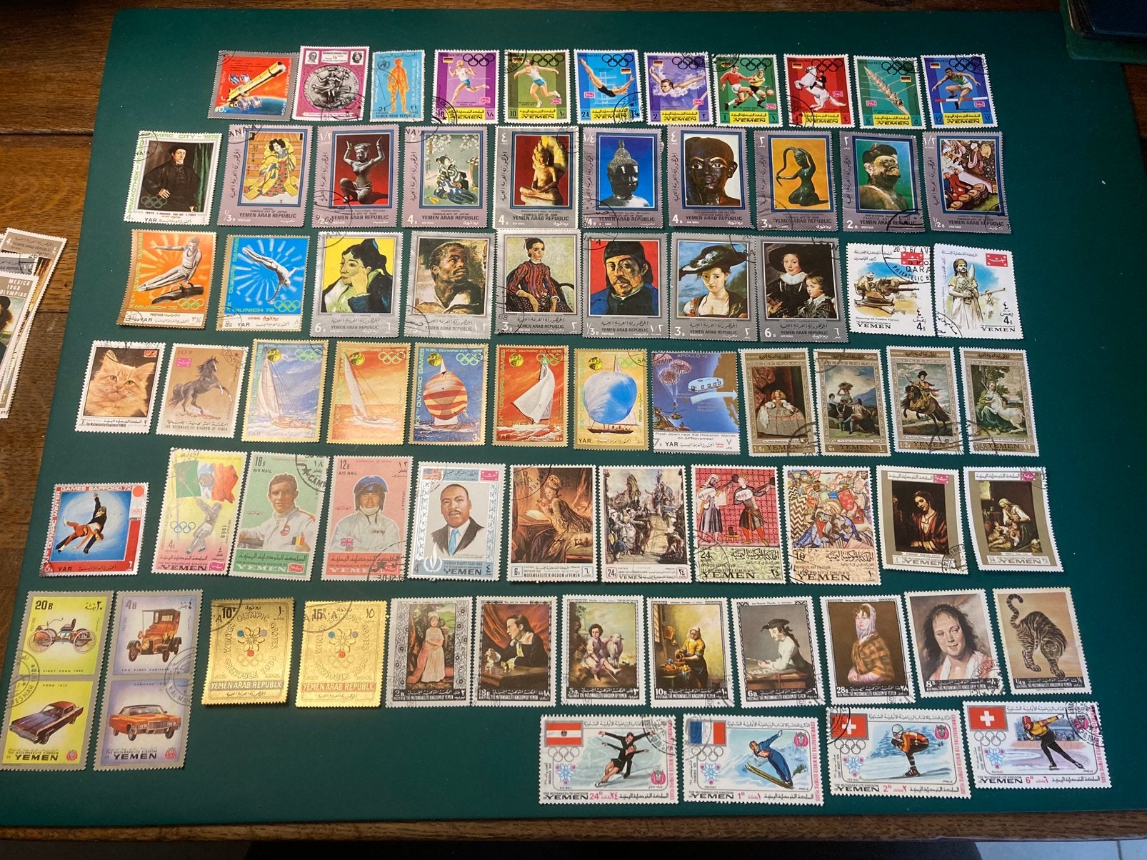 Lot de timbres du Yémen, Enlèvement ou Envoi, Affranchi