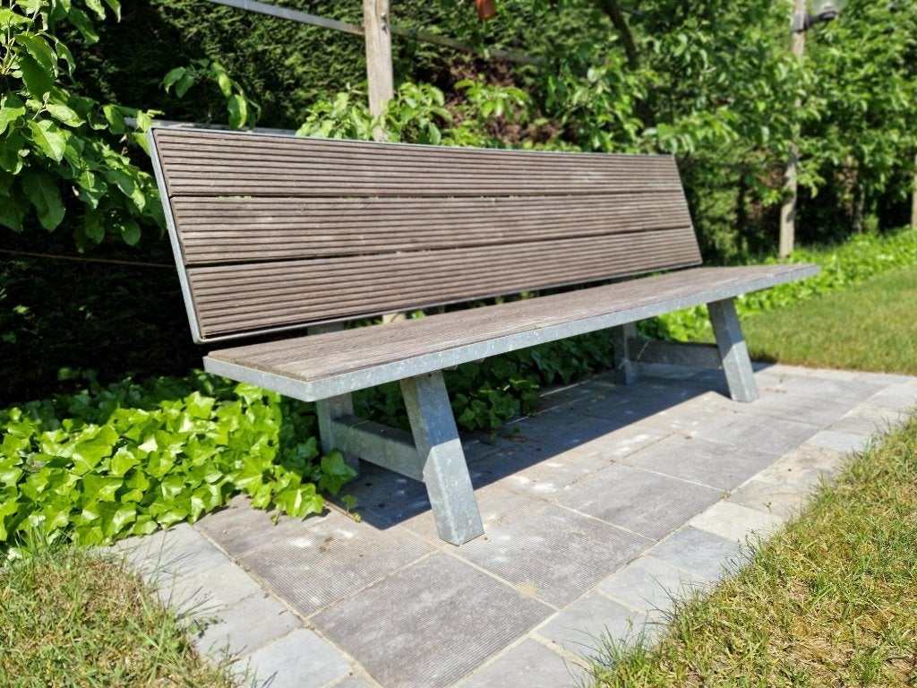 rechte tuinbank, Tuin en Terras, Tuinbanken, Ophalen, Nieuw, Metaal