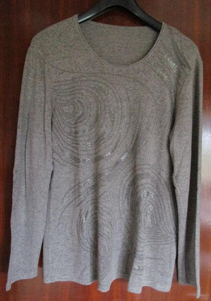 Lichte trui damesblouse - maat XL - OPRUIM KLEERKAST, Bruin, Maat 46/48 (XL) of groter, Ophalen of Verzenden, Gedragen