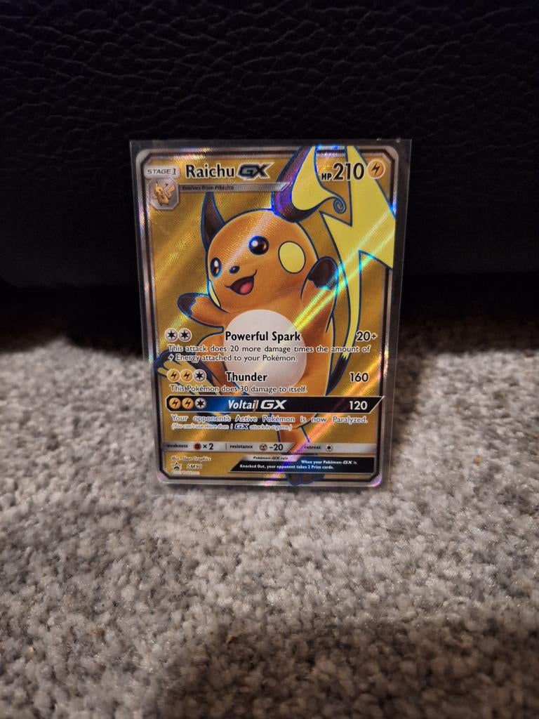 Pokemon Card Tcg Raichu Gx, Hobby en Vrije tijd, Ophalen of Verzenden, Foil