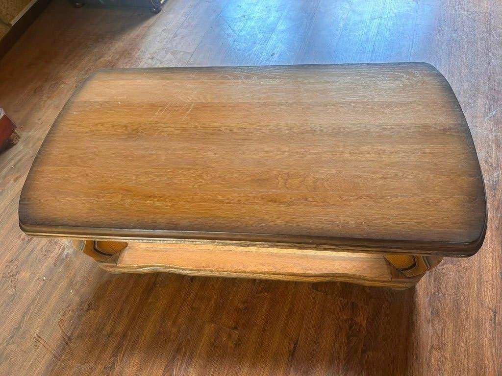 eiken salontafel, Huis en Inrichting, Ophalen, 100 tot 150 cm, Eikenhout, 50 tot 100 cm