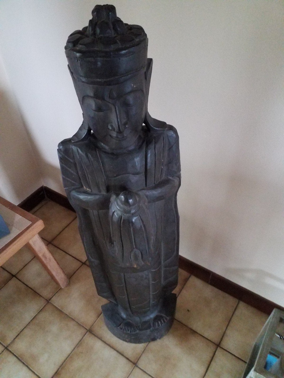 Houten beeldje, Antiek en Kunst, Antiek | Woonaccessoires, Ophalen
