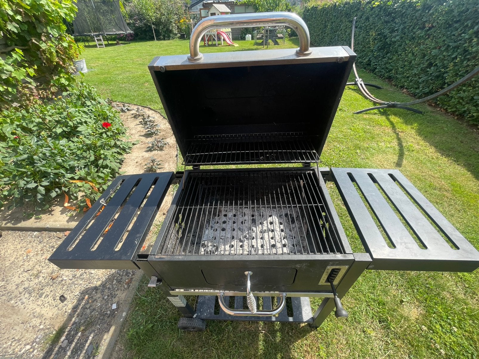 Bbq, Tuin en Terras, Houtskoolbarbecues, Ophalen, Gebruikt