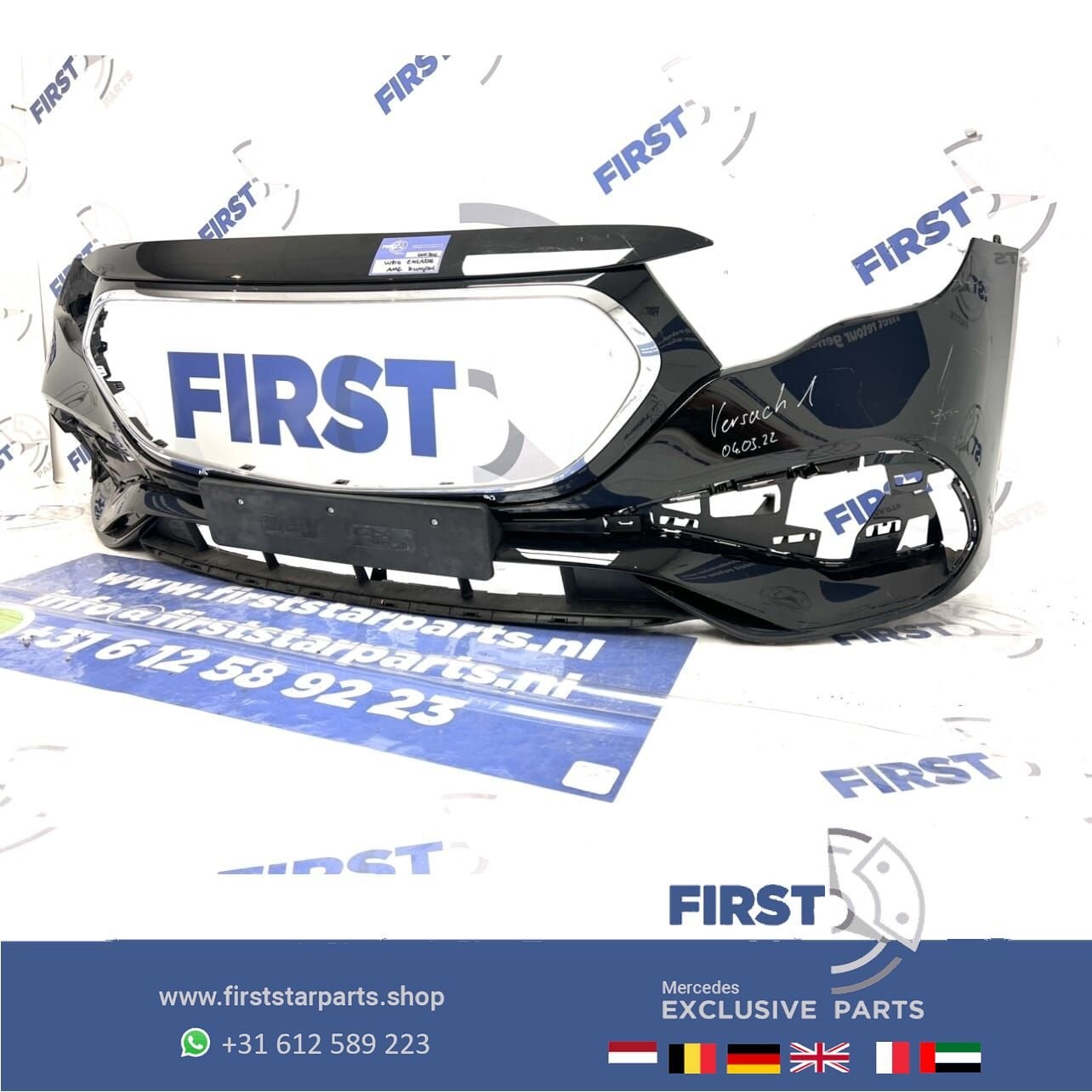 W214 E KLASSE AMG VOORBUMPER ZWART WIT GRIJS E Klasse BUMPER