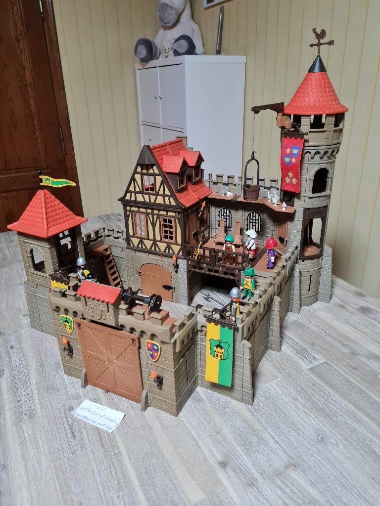 Playmobil - Grand château avec pont-levis 3666, Enlèvement ou Envoi, Utilisé, Ensemble complet