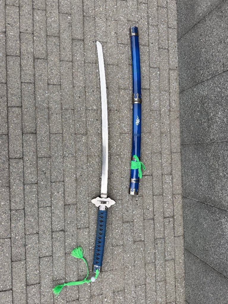 Katana animé décoratif - Blue Exorcist (Rin Okumura), Collections, Enlèvement, Autres, Épée ou sabre